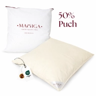 PODUSZKA PÓŁPUCHOWA 40x40 BEŻOWA ANTYALERGICZNA MIĘKKA 100% BAWEŁNA PODUSZKA PÓŁPUCHOWA 40x40 BEŻOWA ANTYALERGICZNA MIĘKKA 100% BAWEŁNA